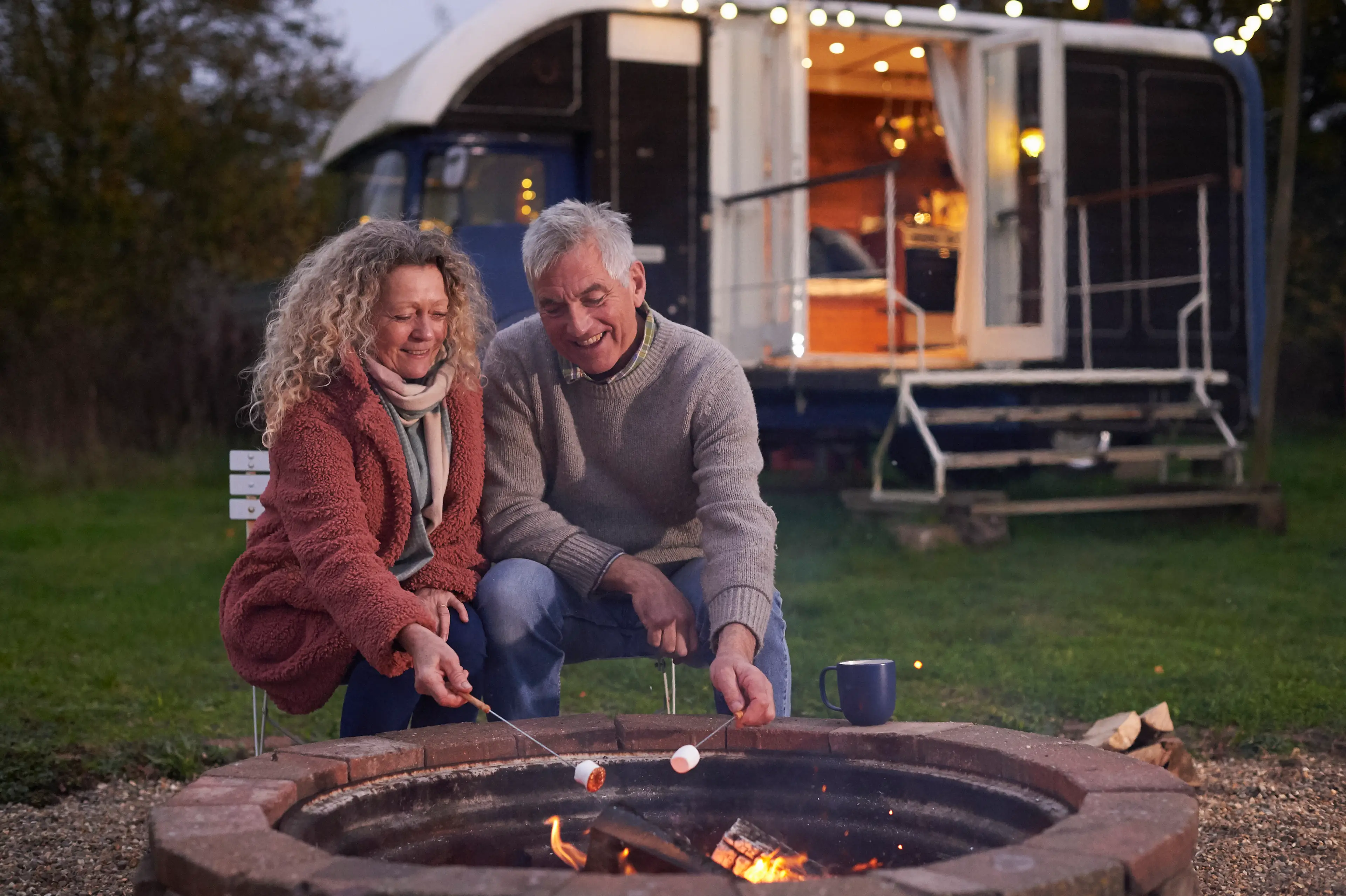 "Right, let's have these and then go make our caravan rock." "Spiffing idea, darling." (Getty Stock Photo)