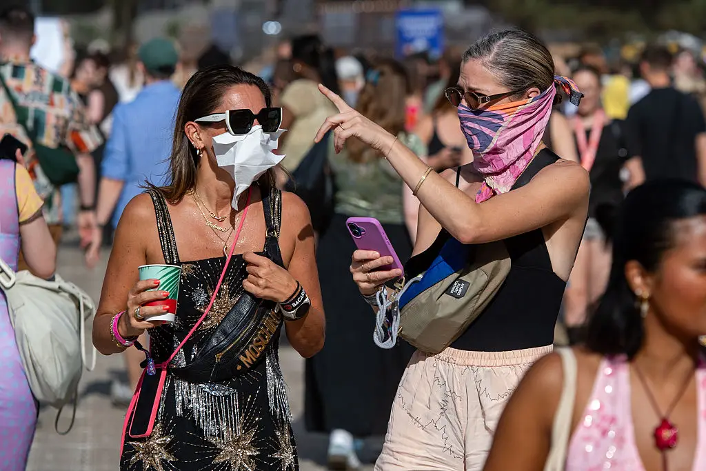 A doctor has issued the warning about dust at festivals (Joseph Okpako/WireImage)