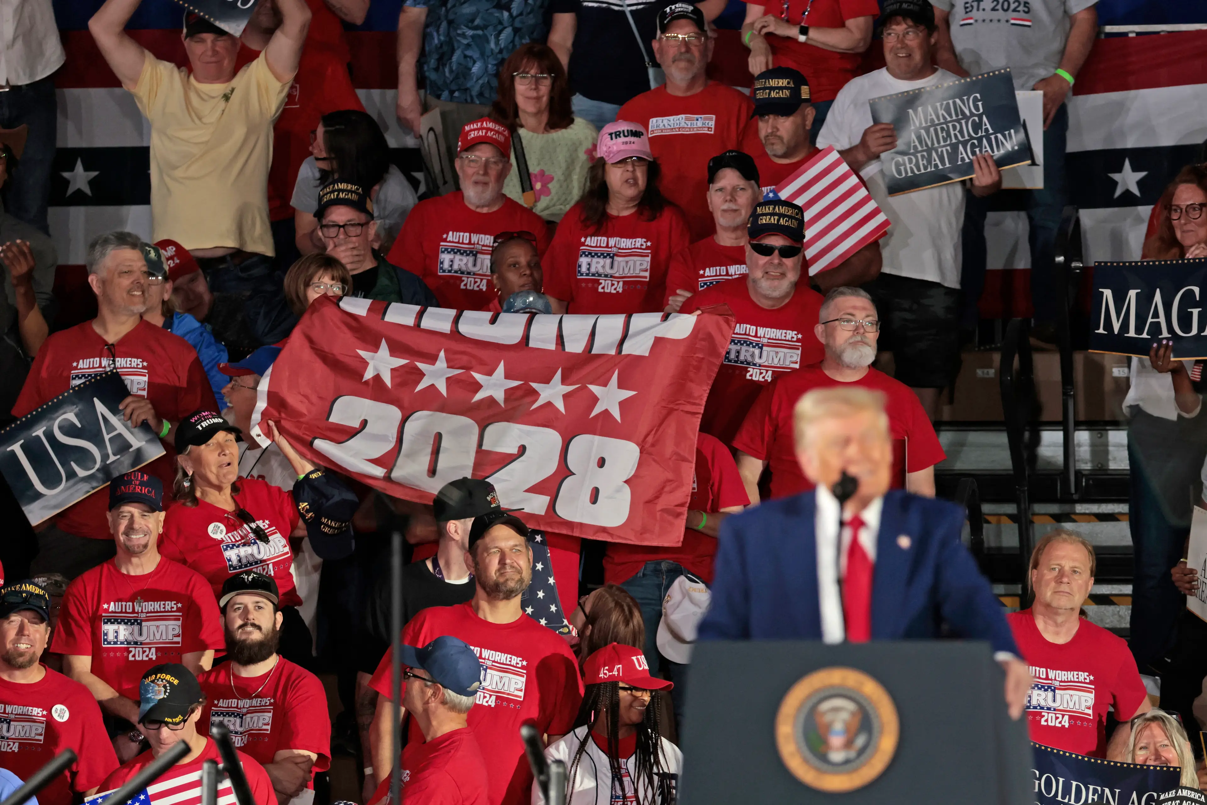 Many of his supporters want him to 'rewrite the rules' (JEFF KOWALSKY/AFP via Getty Images)
