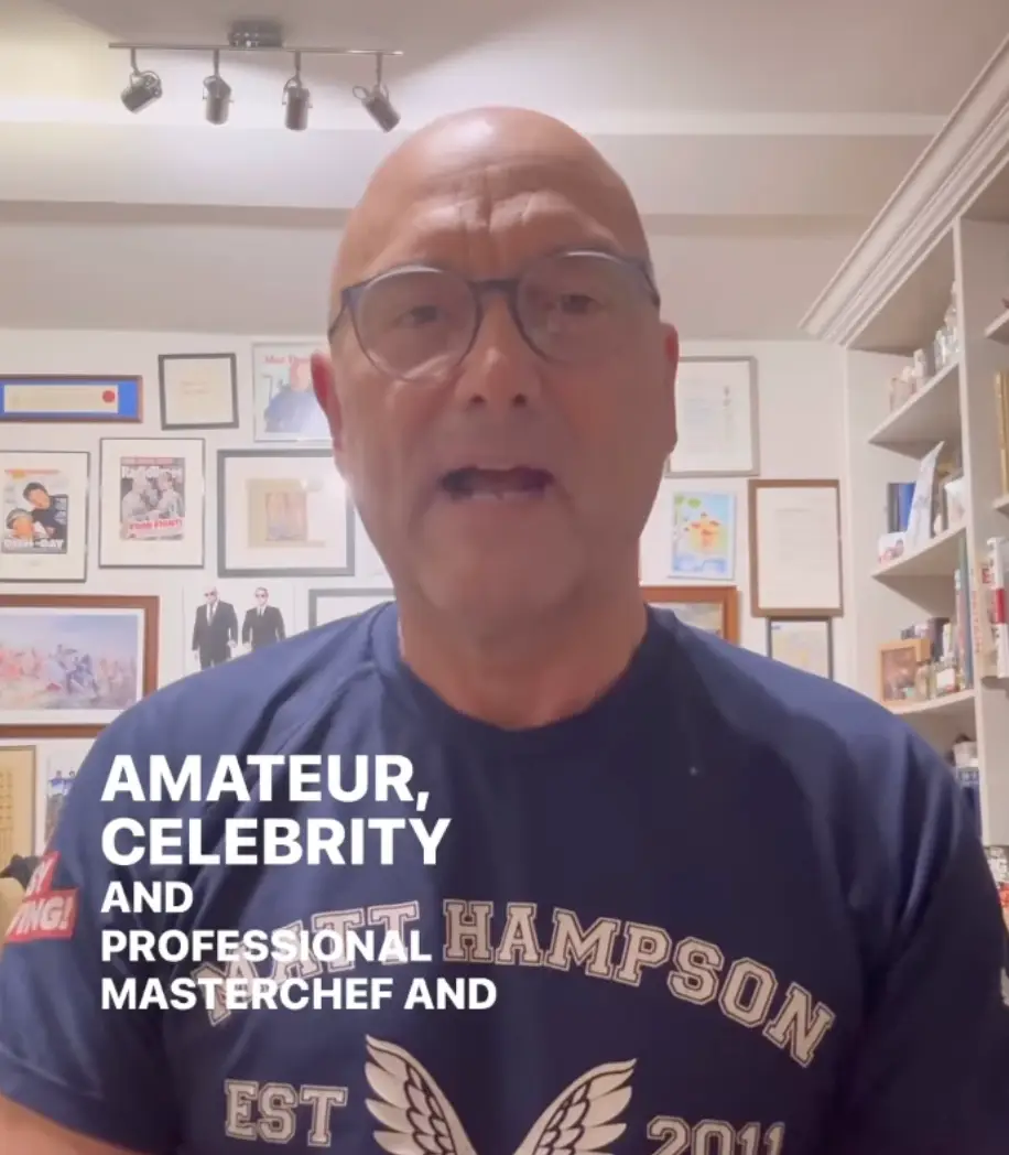 Wallace said the allegations were from 'middle class women of a certain age' (Instagram/@greggawallace)