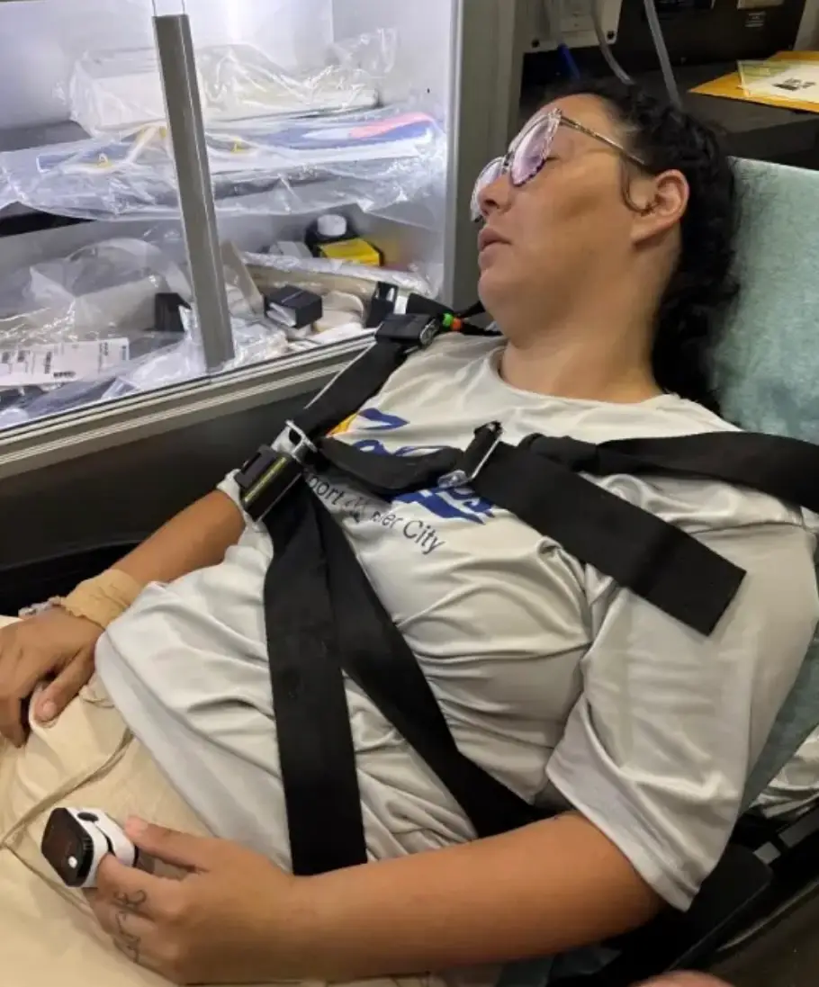 Kirsten was left in agony after the freak accident (GoFundMe)