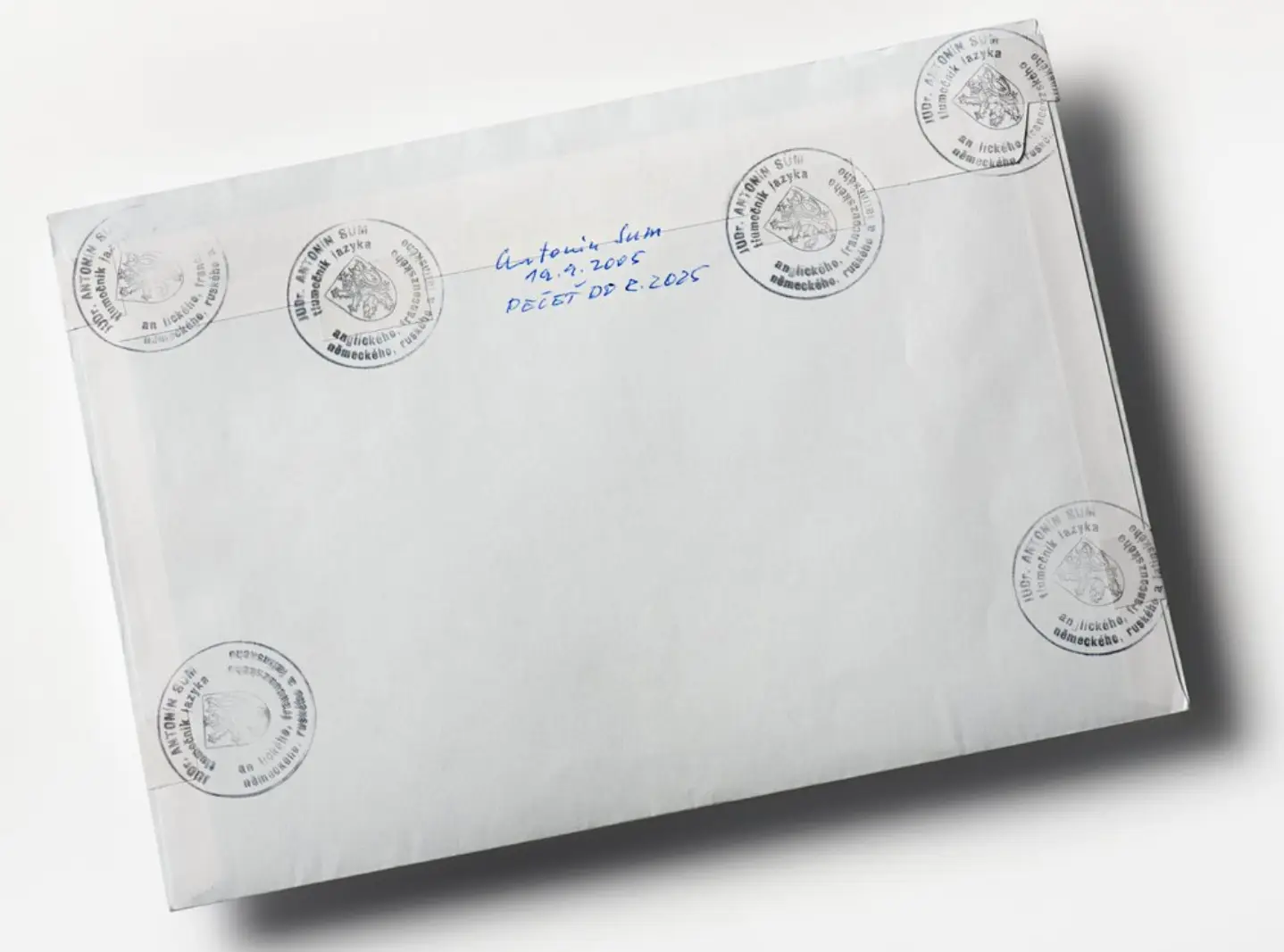 The letter has been sealed away for 88 years, but it survived all that time and is set to be opened tomorrow (X/@NarodniArchivCZ)