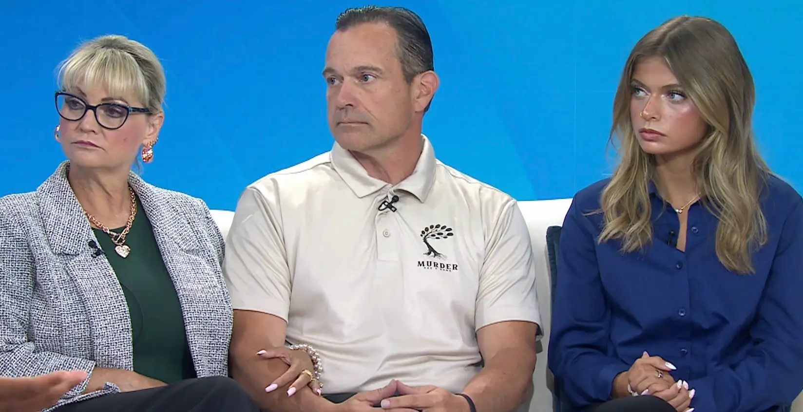 Four years on from the killings, Aubrie spoke out about her late sister Kaylee for the first time while sat alongside her parents (NBC)