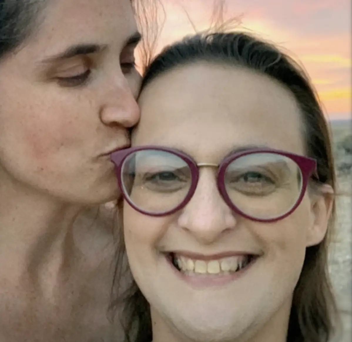 Finch alongside her now ex-wife Meyer (Peacock via Youtube)