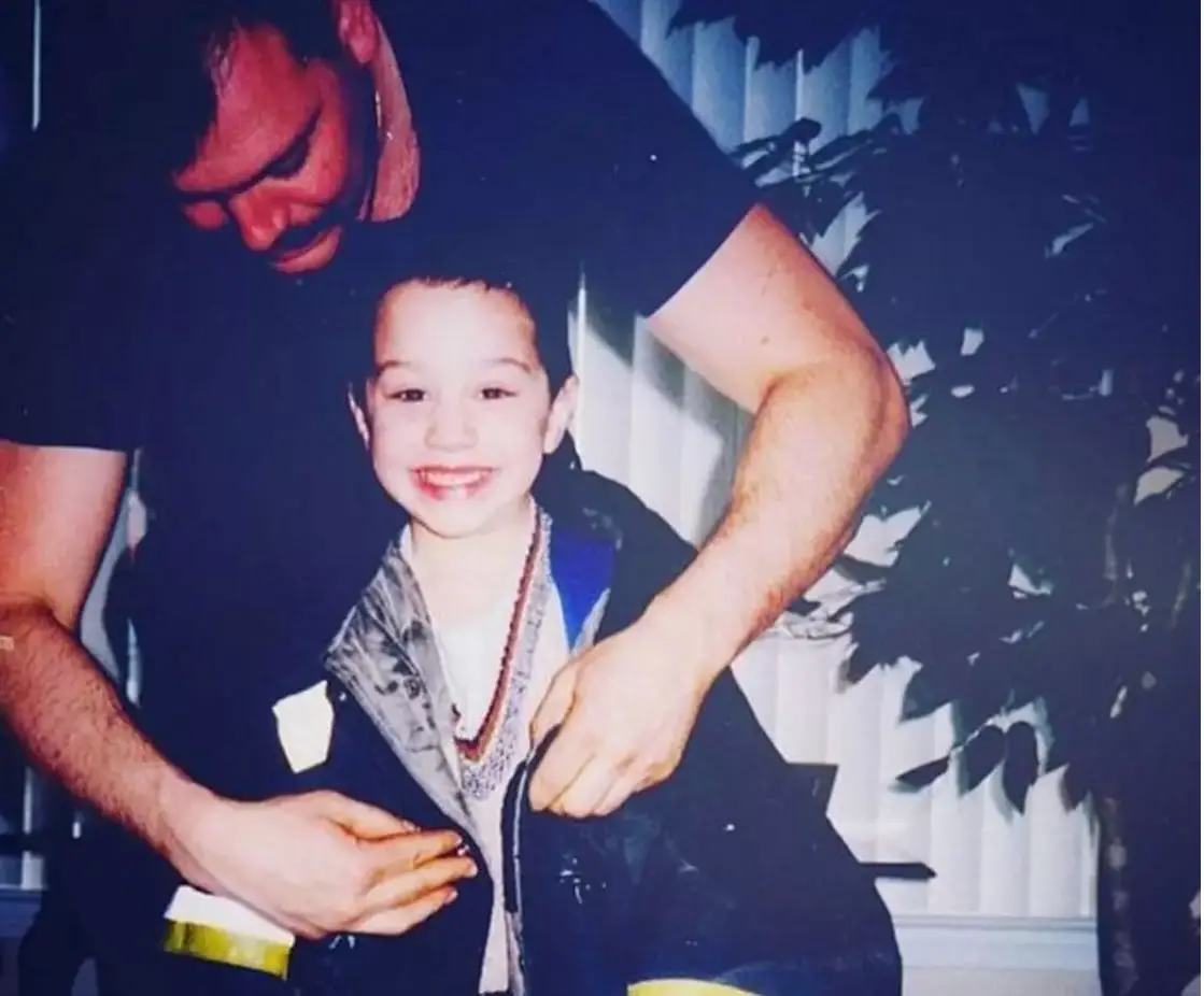Davidson has spoken about how his father's tragic passing impacted him growing up (Instagram/@petedavidson)