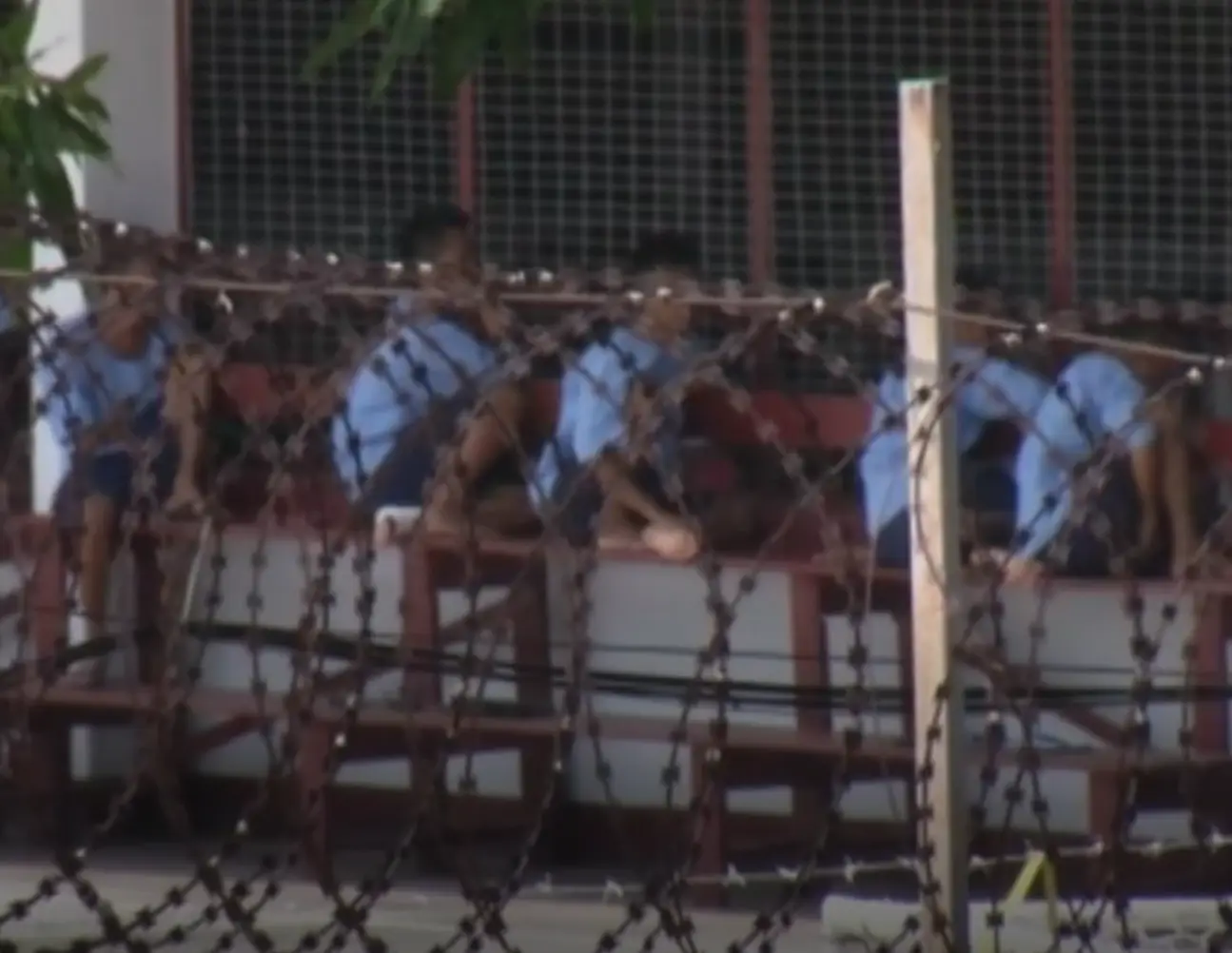 Conditions in the prison are horrific, Loukas has since been bailed and will stay outside it in the lead-up to his trial (RTVE)