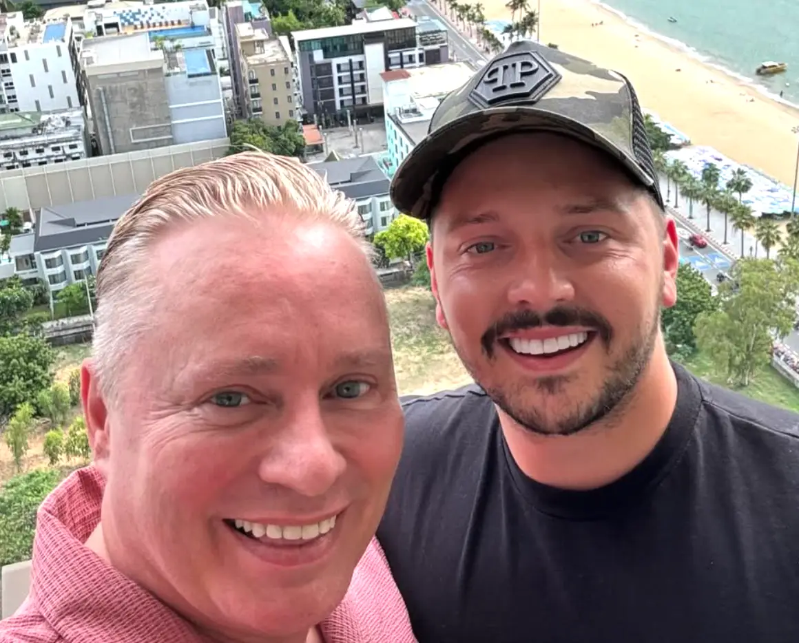 Barrie and Scott have been together for nine years. (Instagram / donbarrie1)