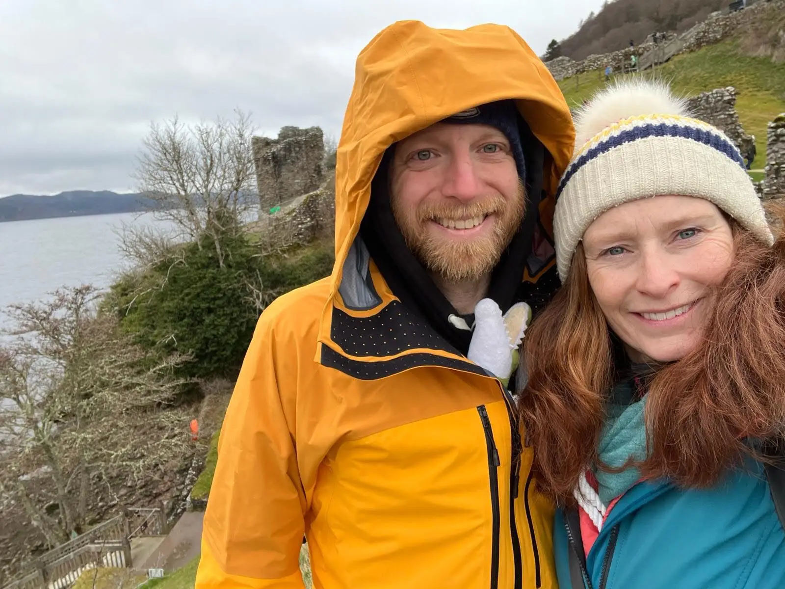 The family reckon they saw Nessie. (Northpix)