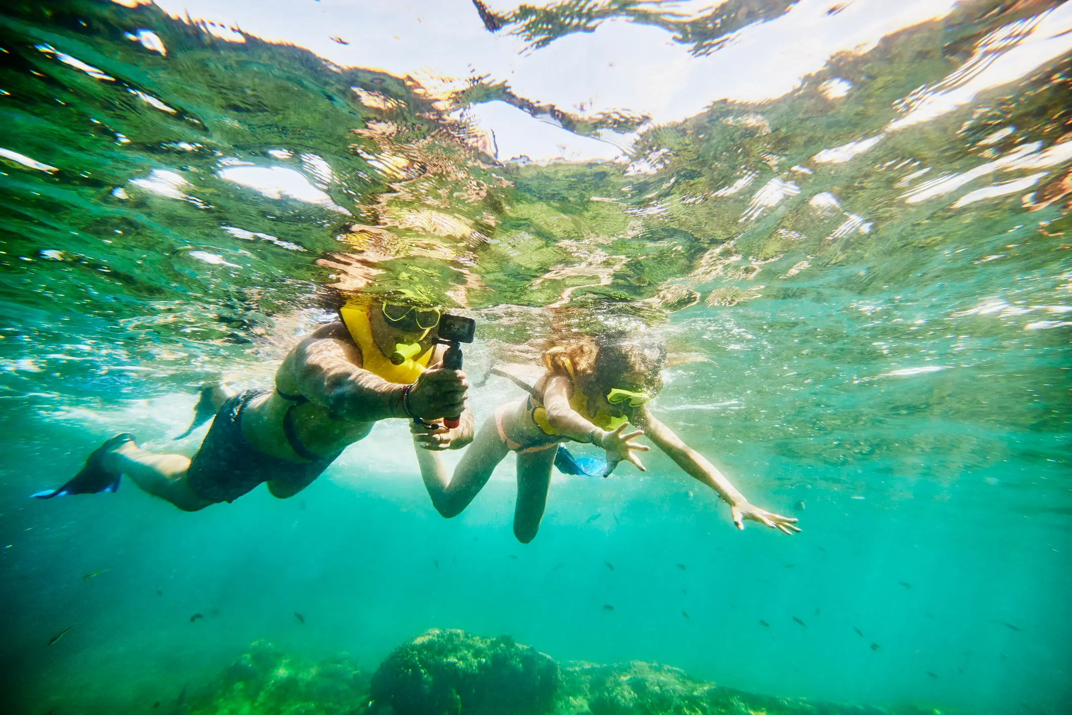 It's become a popular habit to take a camera underwater. (Getty Stock Photo)