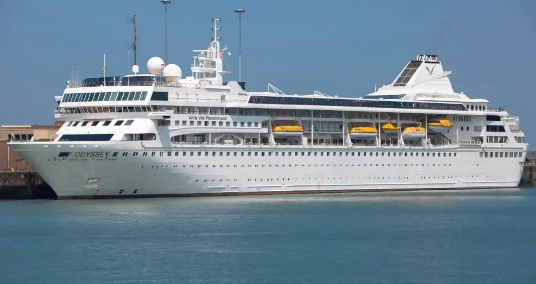 The couple have given up a lot of their possessions to be onboard the ship. (Villa Vie)