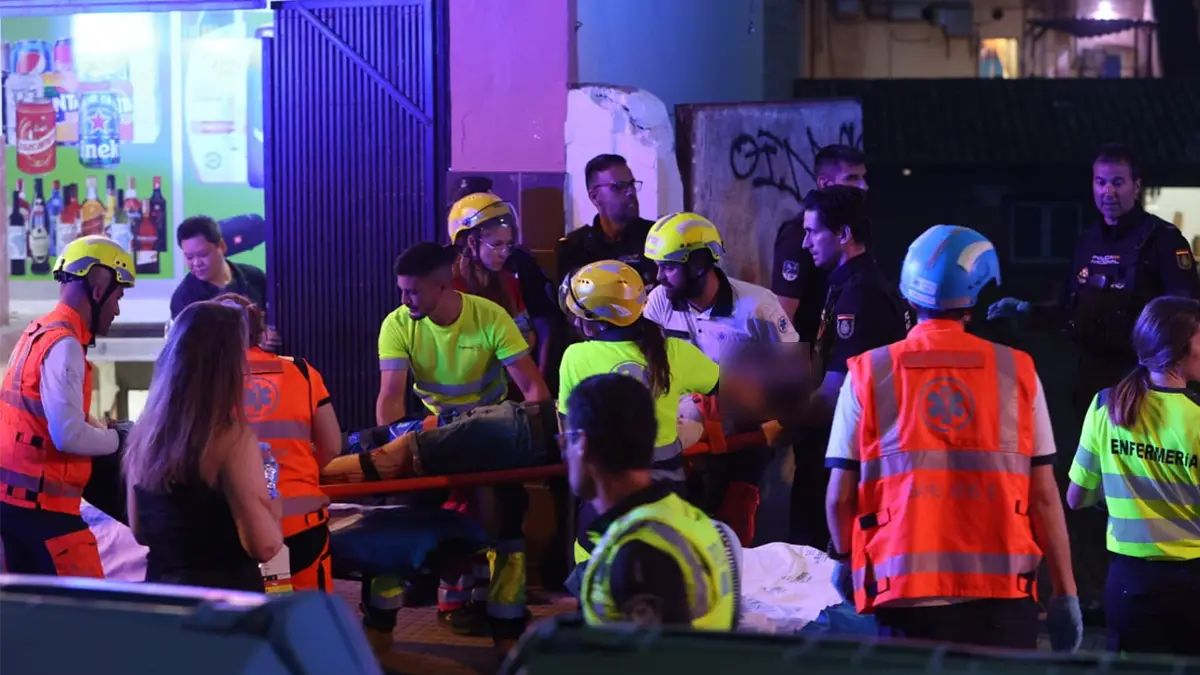 Photos continue to release of emergency services dealing with the injured. (Europa Press News via Getty Images)