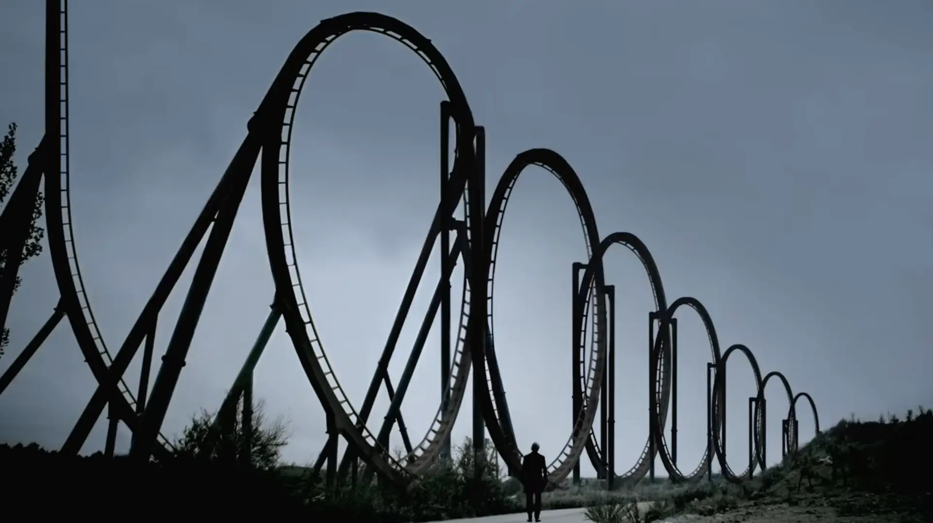 The ride is only designed to 'ride once'. (YouTube / Glenn Paton)