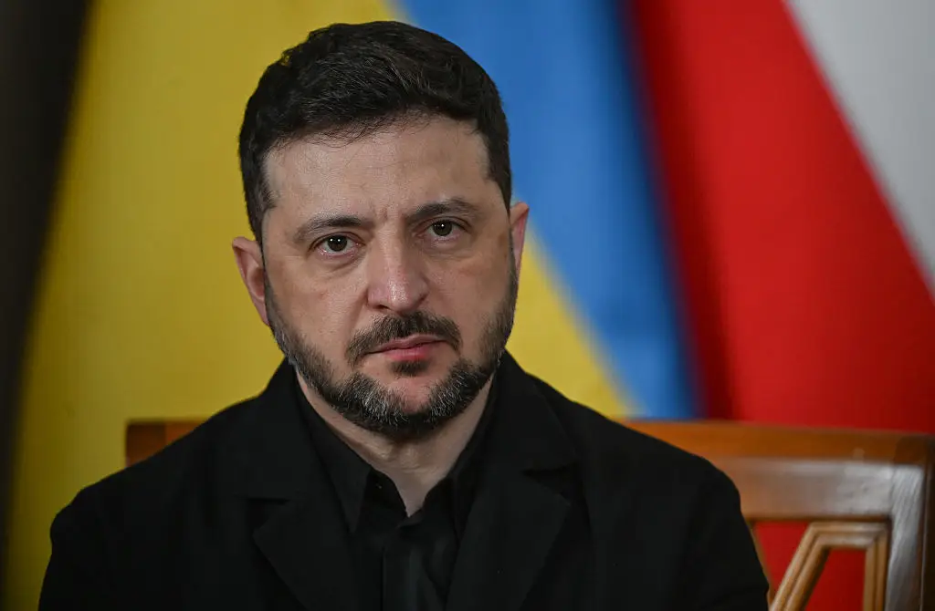 Zelenskyy had a clear message for Putin (Artur Widak/NurPhoto via Getty Images)