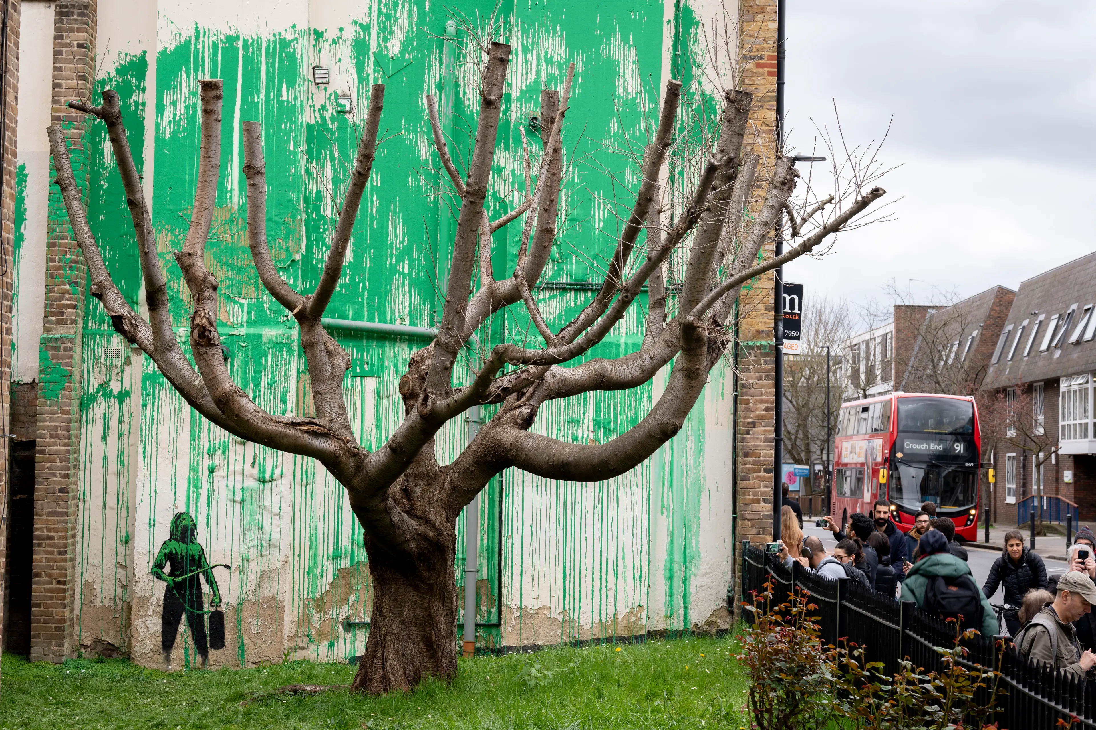 The piece popped up in North London 2024 (Getty Images/Richard Baker/Contributor)