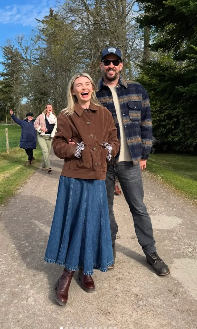 Georgia Toffolo and James Watt got hitched in March in Scotland (Instagram/@georgiatoffolo)