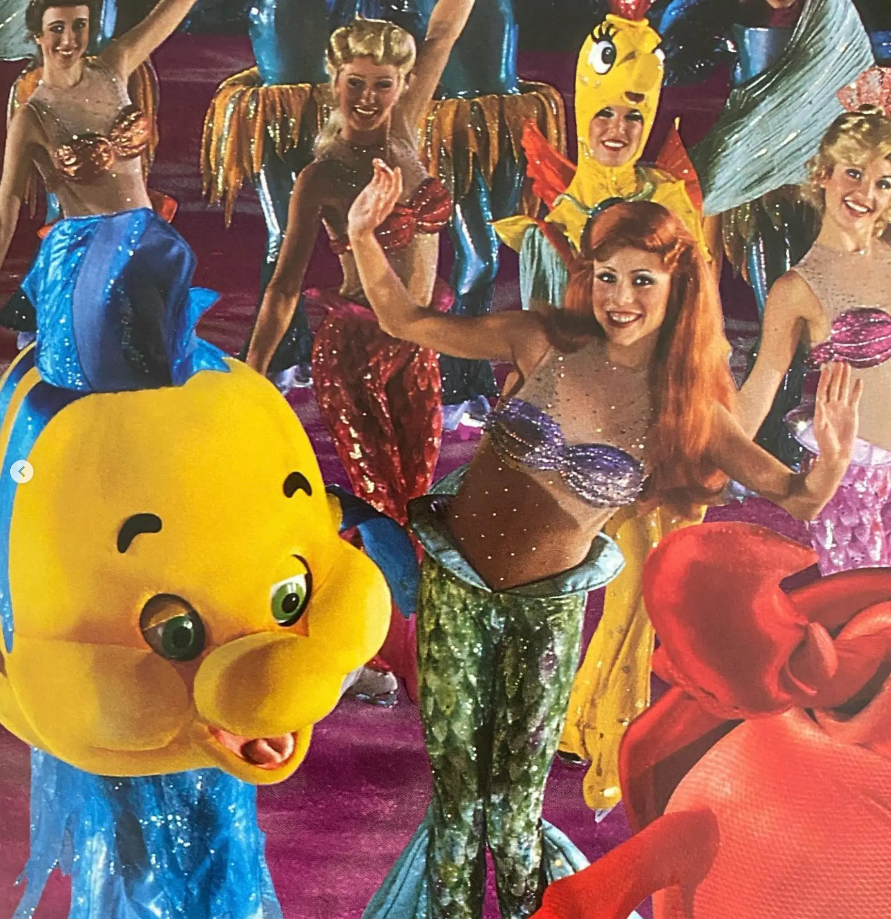 Disney On Ice star Inna Volyanskaya seen performing as Ariel (Instagram/@volyanskayainna)