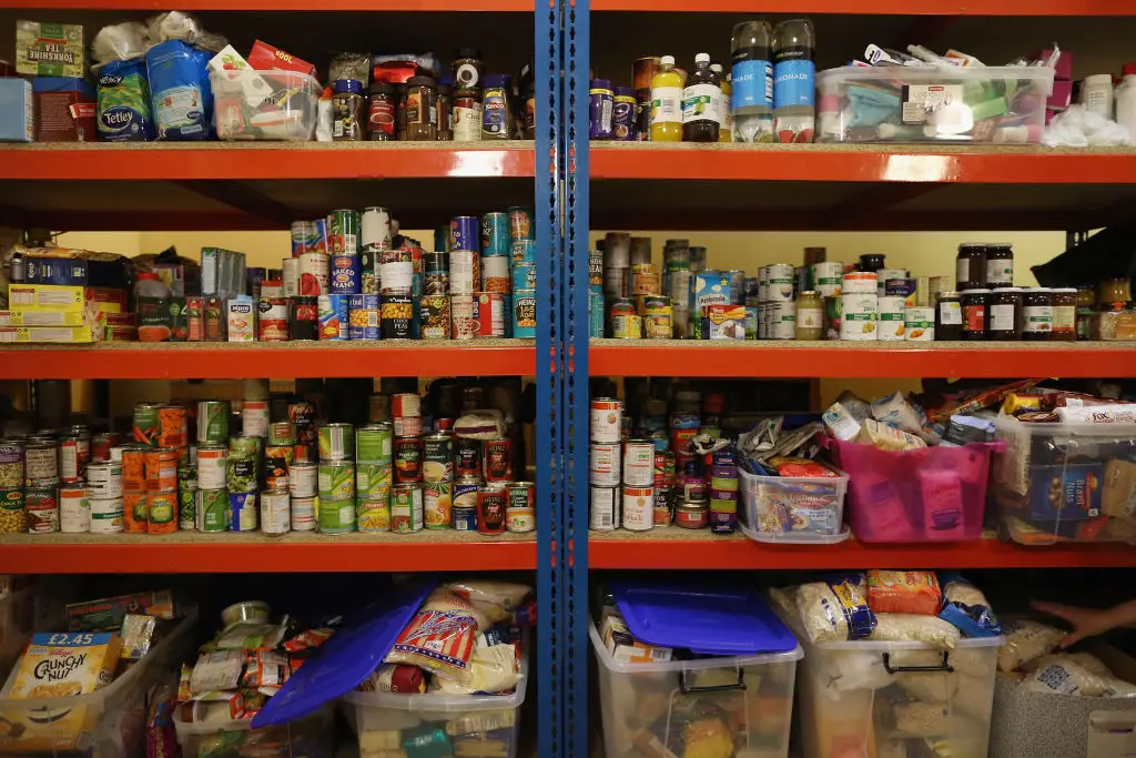 Tinned food and bottled water were high on the list of things to keep a stash of (Dan Kitwood/Getty Images)