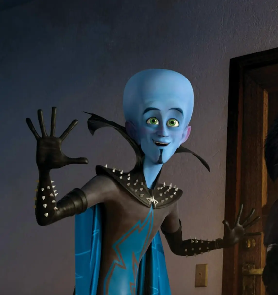 He said he looked like Megamind (Dreamworks)