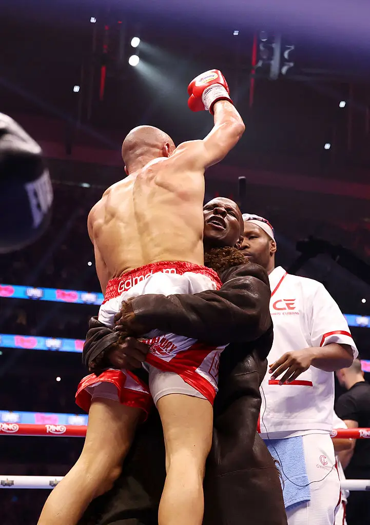 The 35-year-old said he spent two nights in the Royal London ward following his victory (Richard Pelham/Getty Images)