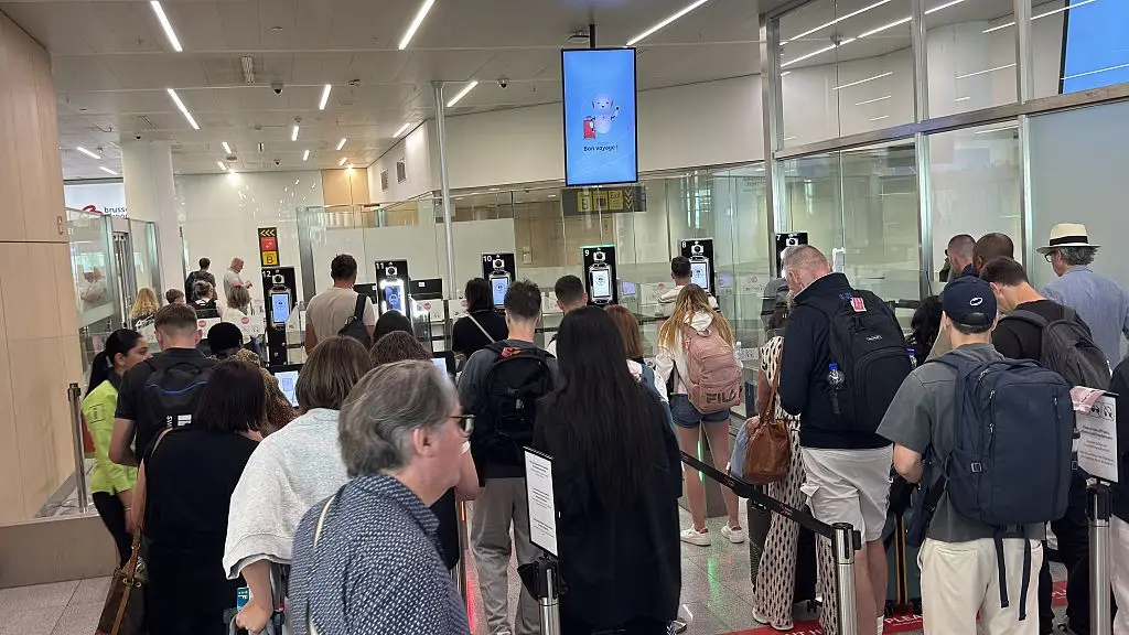 Long queues have been reported across the EU (Dursun Aydemir/Anadolu via Getty Images)