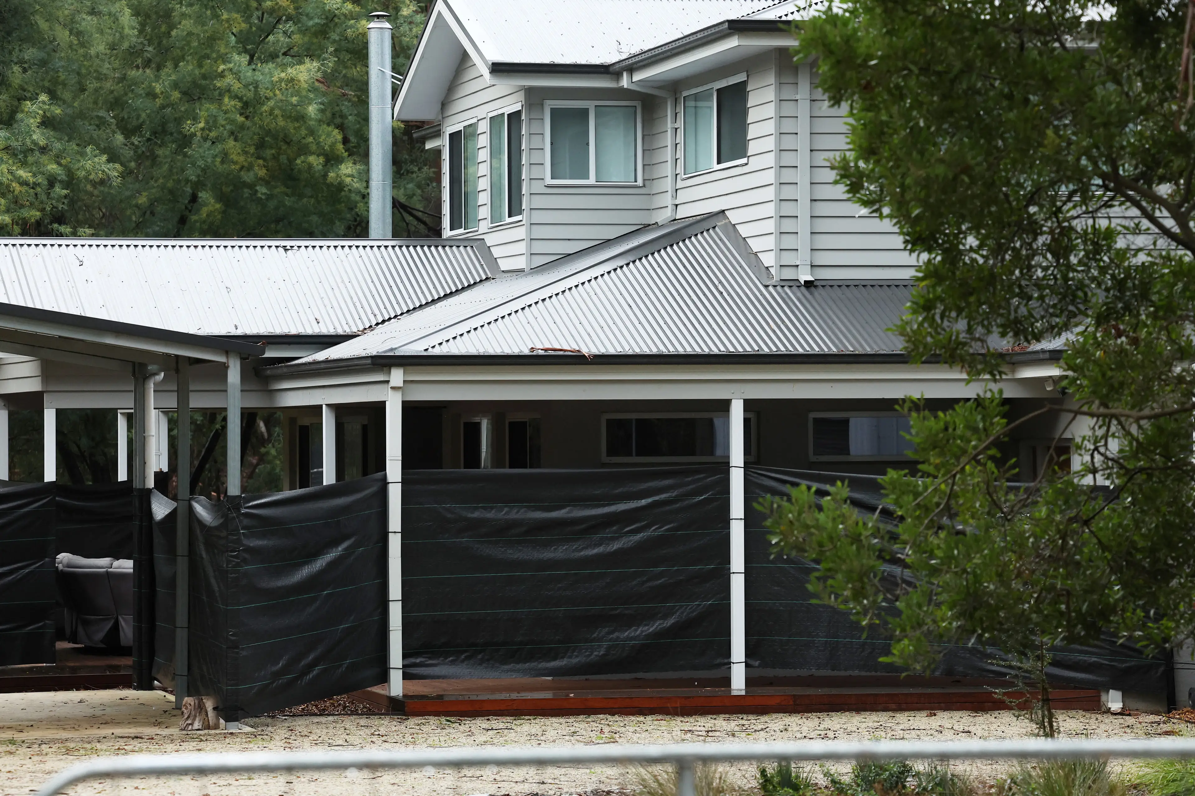 The house where Erin Patterson lived and served up the deadly meal (MARTIN KEEP/AFP via Getty Images)