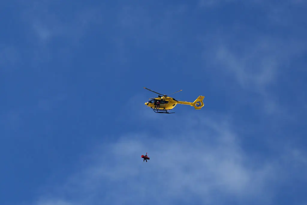 Vonn was airlifted to hospital after the crash (Al Bello/Getty Images)