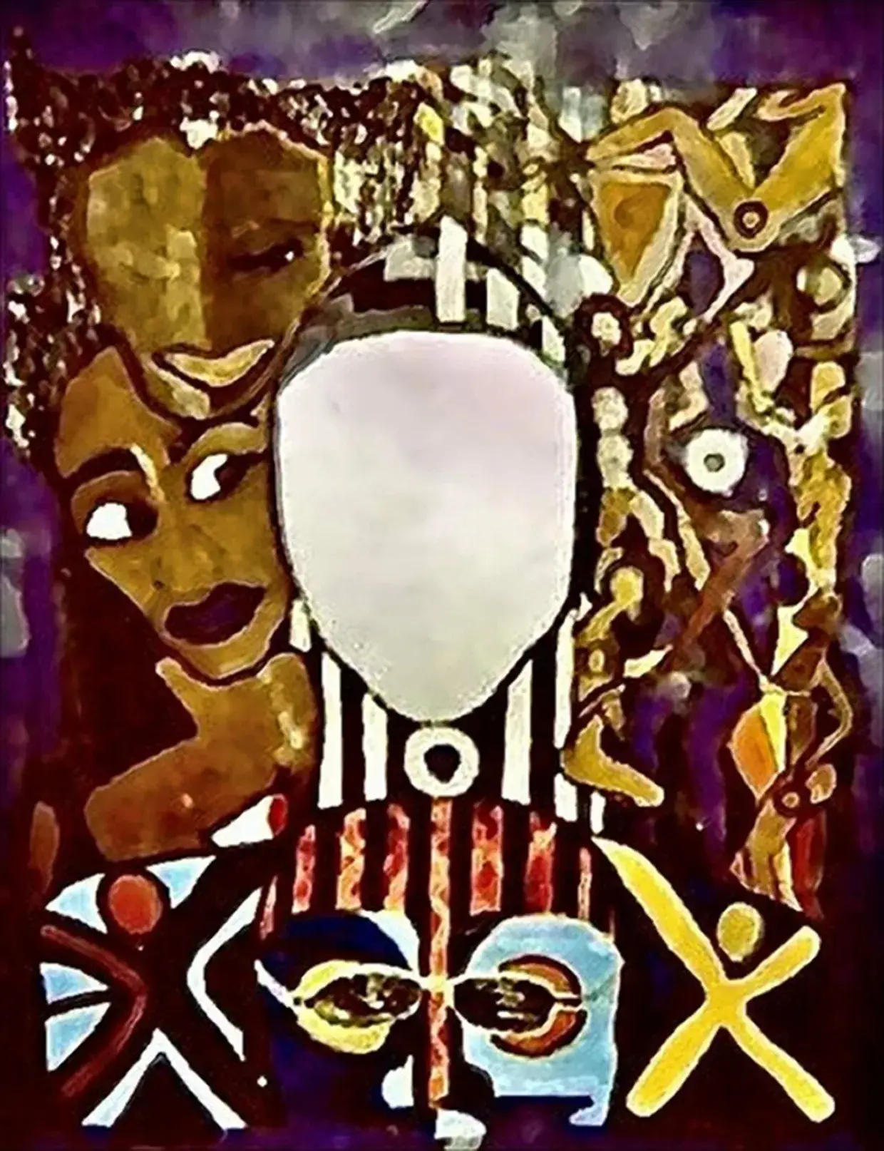 The painting she was carrying at the time (PA)