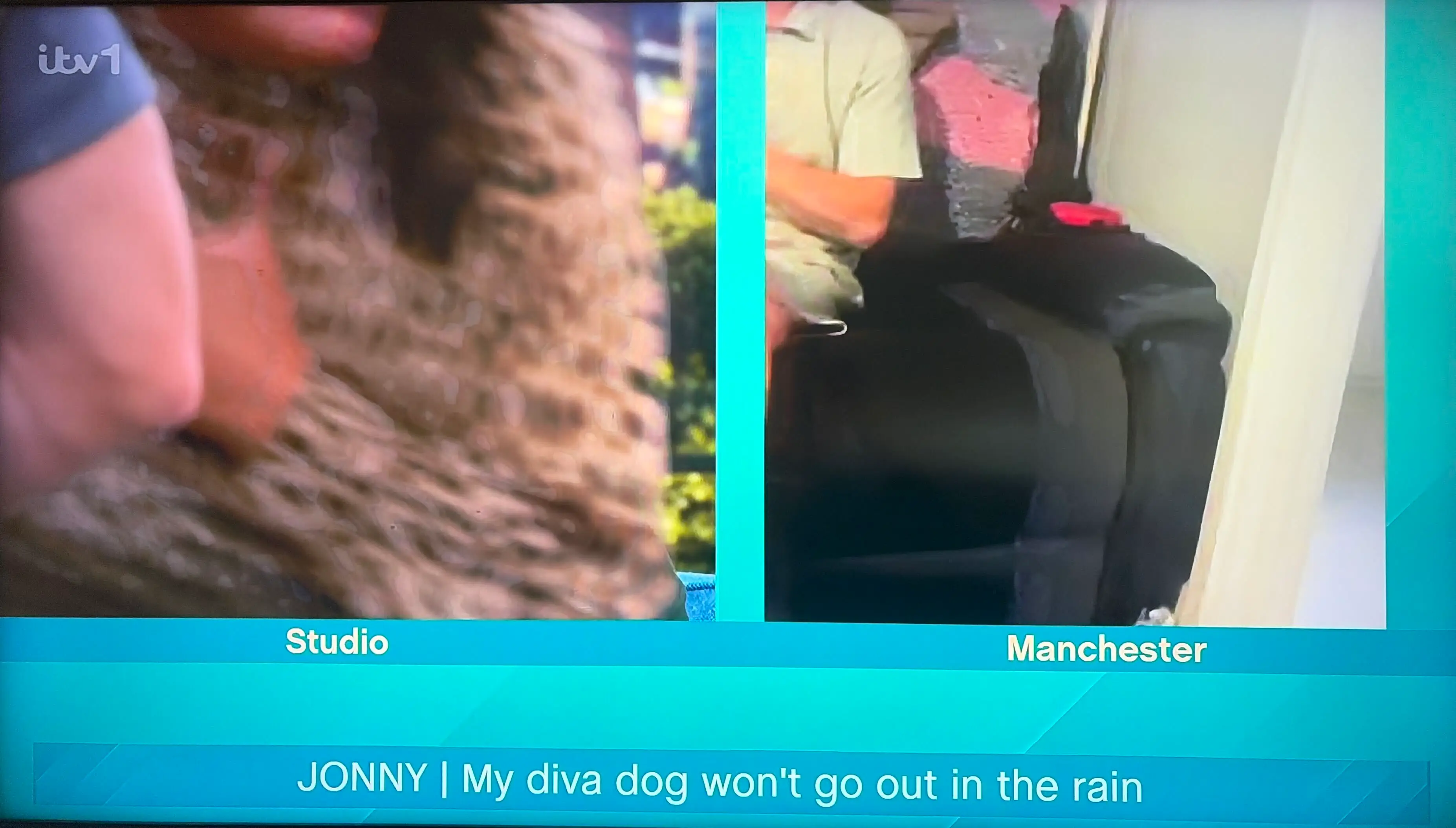 Alison was seen running off screen (ITV)