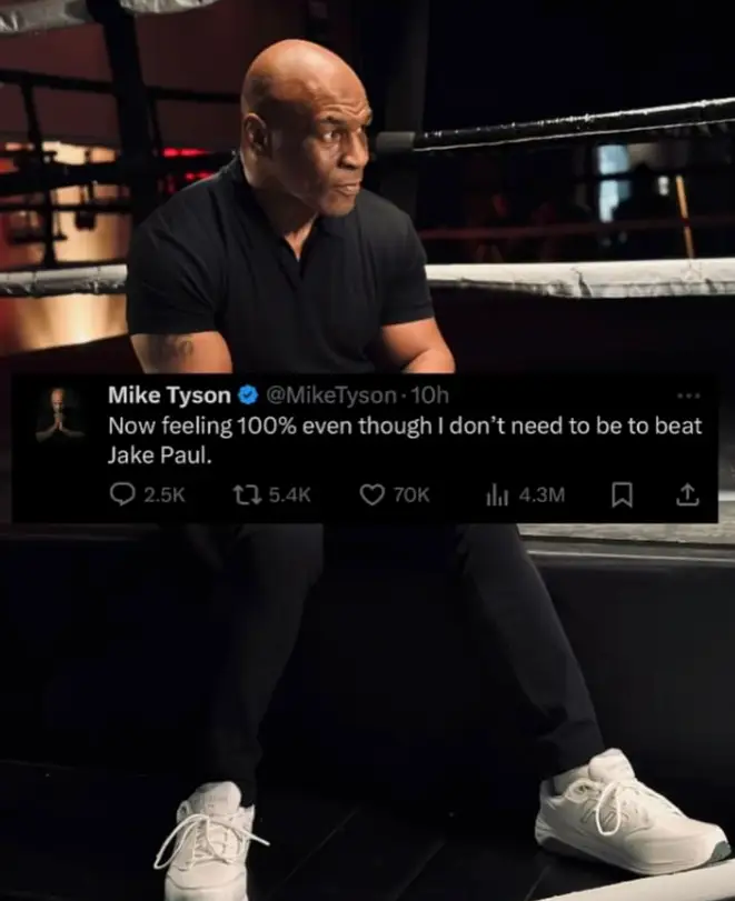 Tyson still fancies himself. (Instagram/@miketyson)