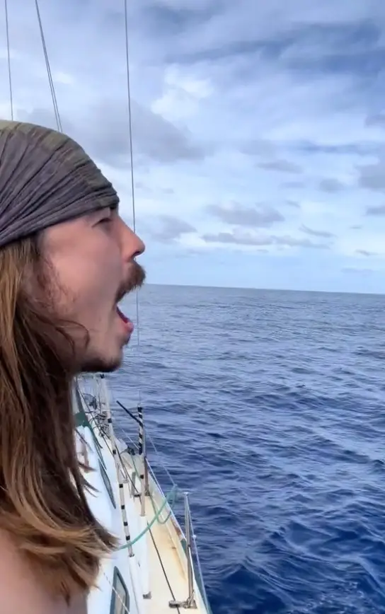 Seattle man Luke shared his month-long journey over on his TikTok page (TikTok/@sailing_songbird)