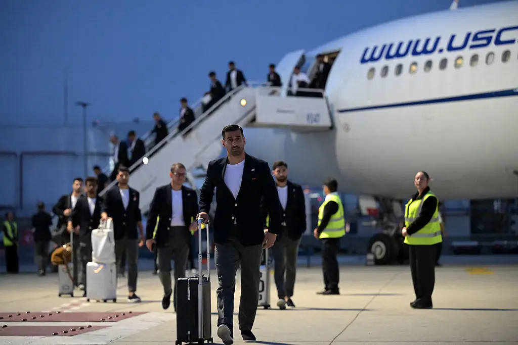 The Iranian football team is allowed into the US, not all of their support staff have been allowed to join them (Guillermo Arias / AFP via Getty Images)