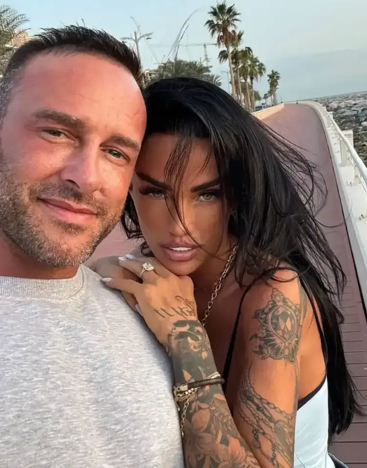 Katie Price said she hadn't heard from husband Lee Andrews since last week (Instagram/@wesleeandrews)