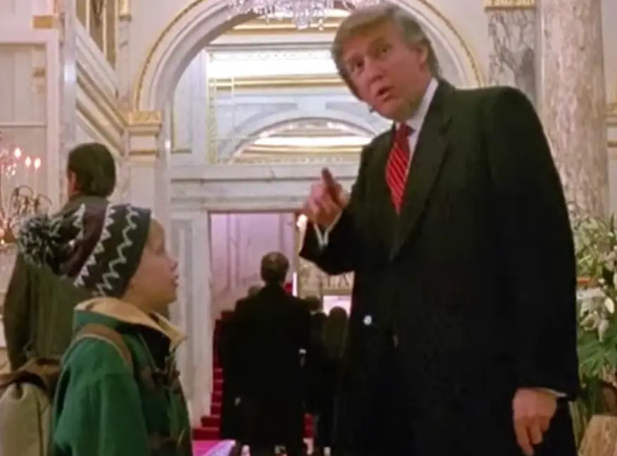 The director previously admitted he'd like to cut Trump's scene from the second film (20th Century Fox)