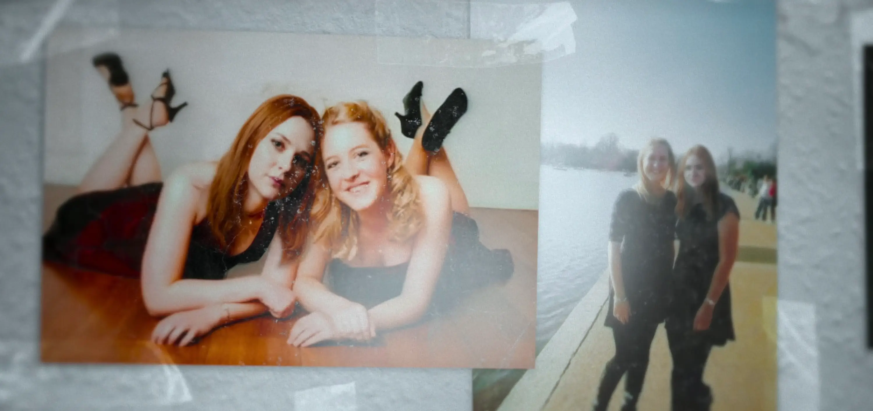 Viewers were left stunned to see digitally manipulated snaps of Letby and her 'AI-like' university pal (Netflix)