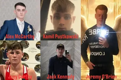 The teenagers who were killed in the collision (Social media)