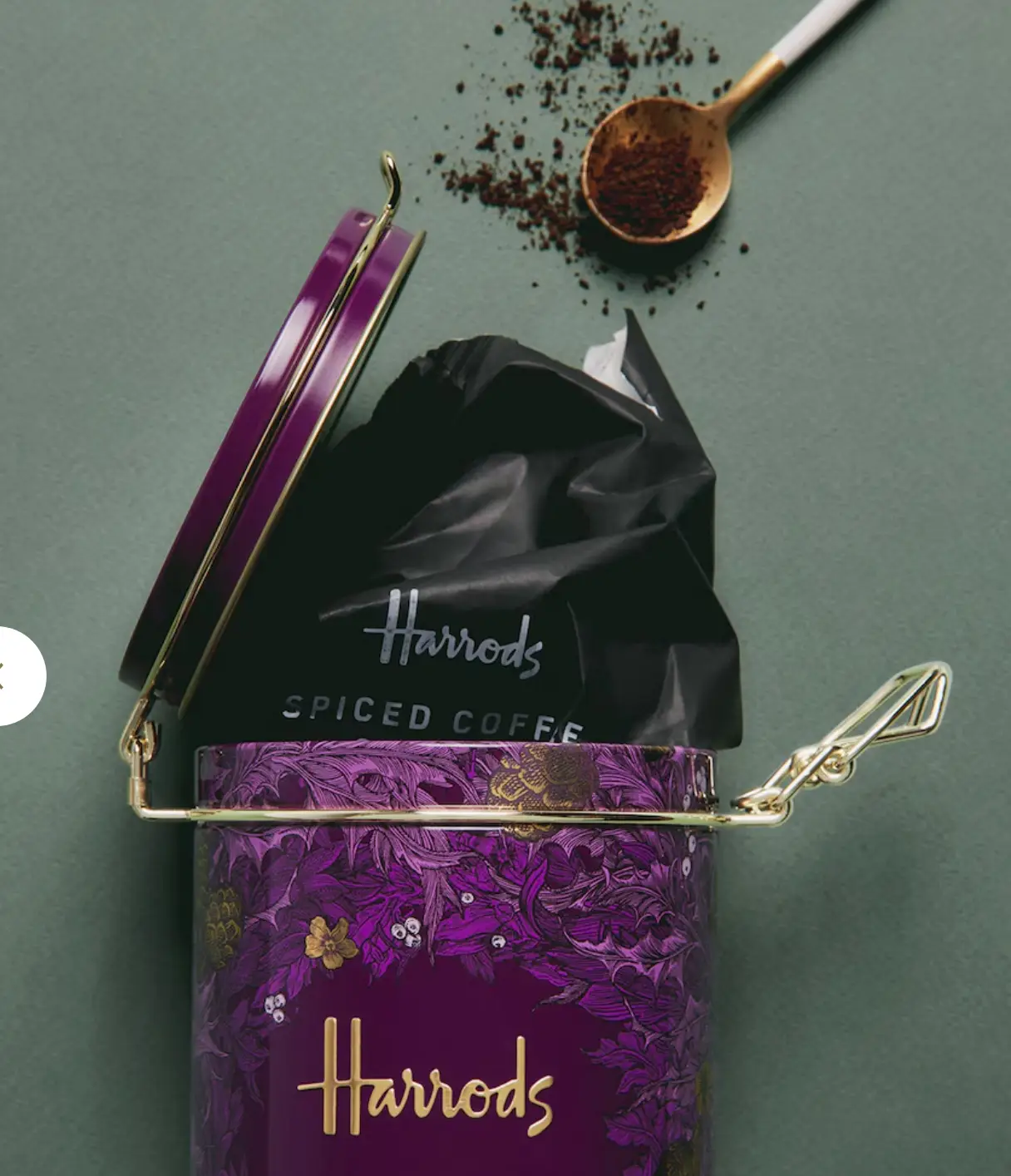 The spiced coffee went down a treat (Harrods)