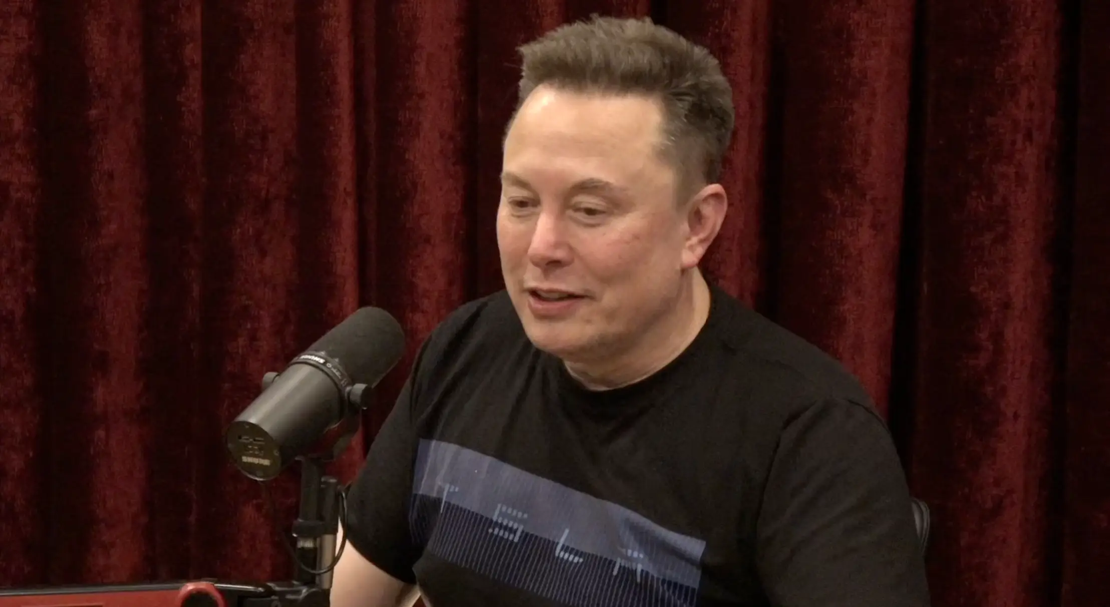 Musk said there is the possibility of the object being 'alien' (YouTube/PowerfulJRE)