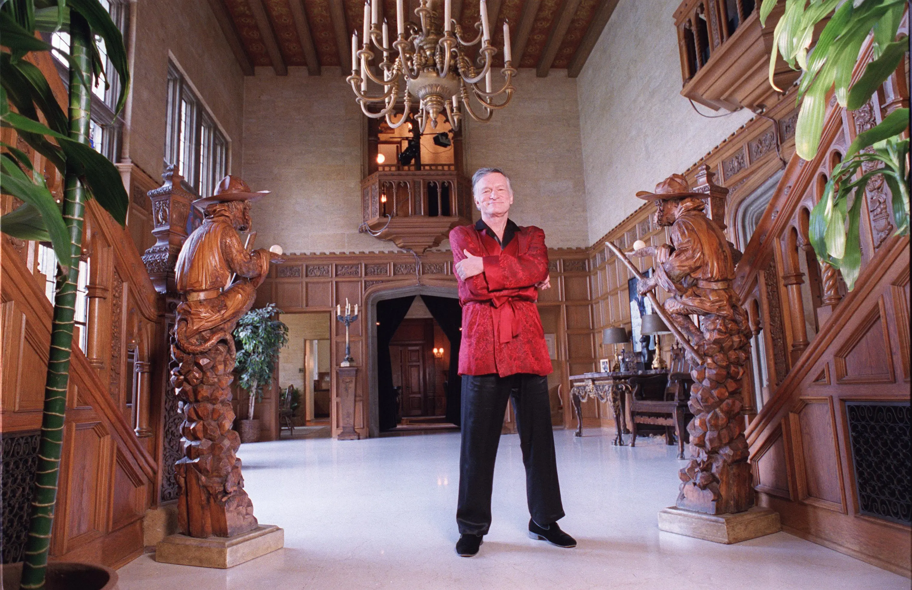 Hefner's plush home was his pride and joy (Getty/Paul Harris)