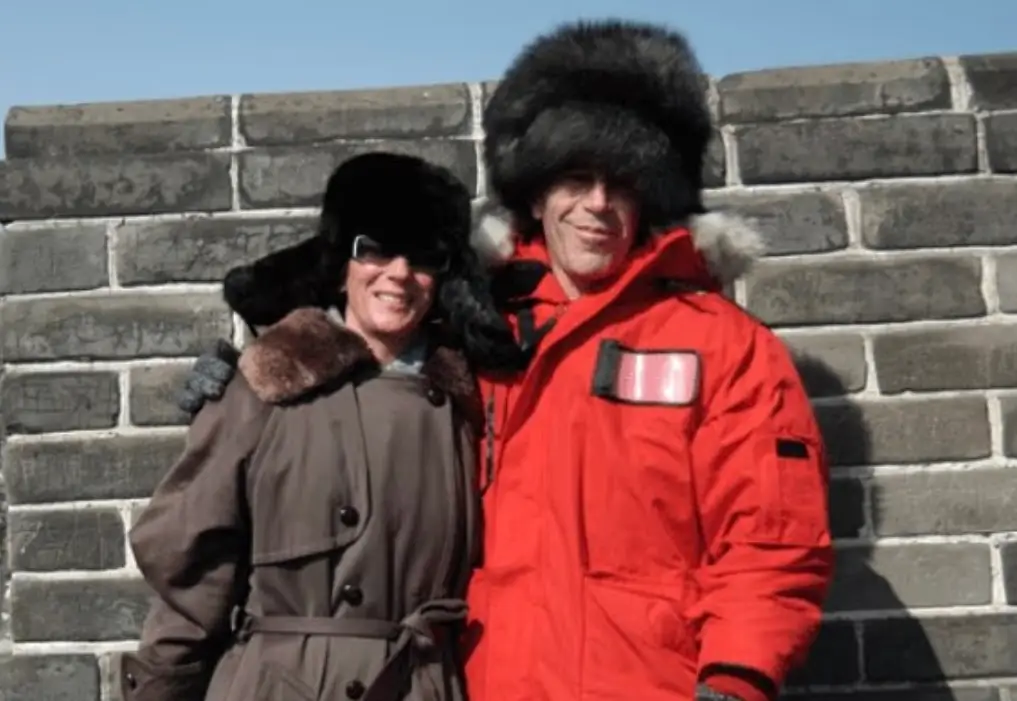 A host of new photographs of the late sex offender and Maxwell have been published (Department of Justice)