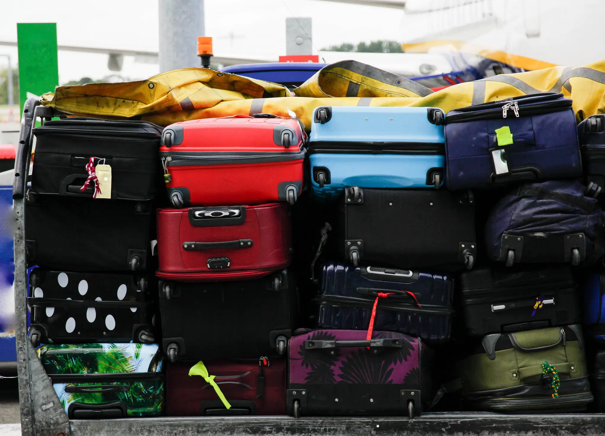 If it's grey, navy or black, you'll struggle to pick your bag out. (Getty Stock Photo)