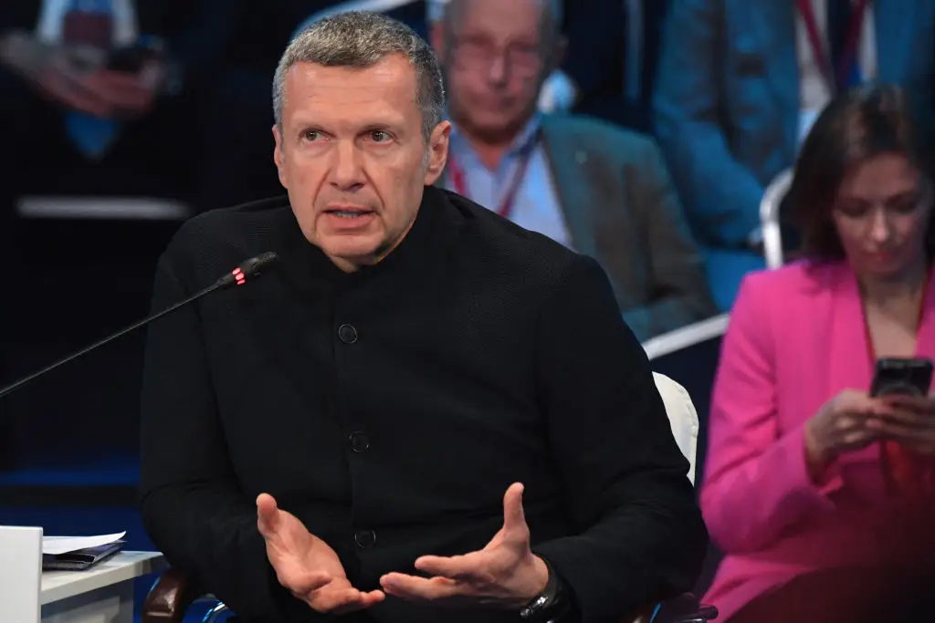 Solovyov has once again targeted the UK with his claims (OLGA MALTSEVA/AFP via Getty Images)