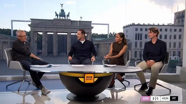 Lineker dropped his savage joke about Lampard's hair. (BBC)