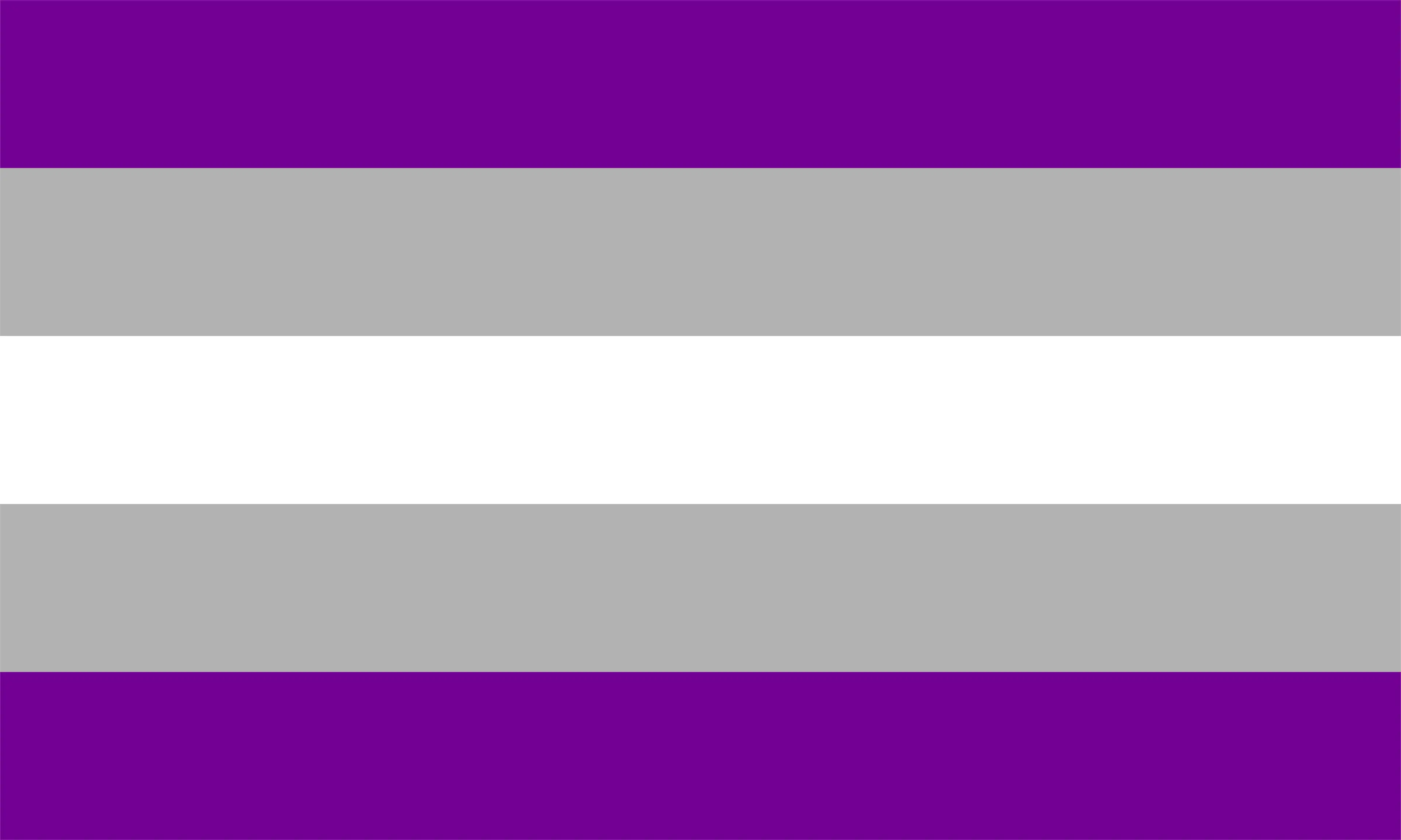 The graysexual pride flag, which represents people who identify under the orientation (Getty Stock Image)