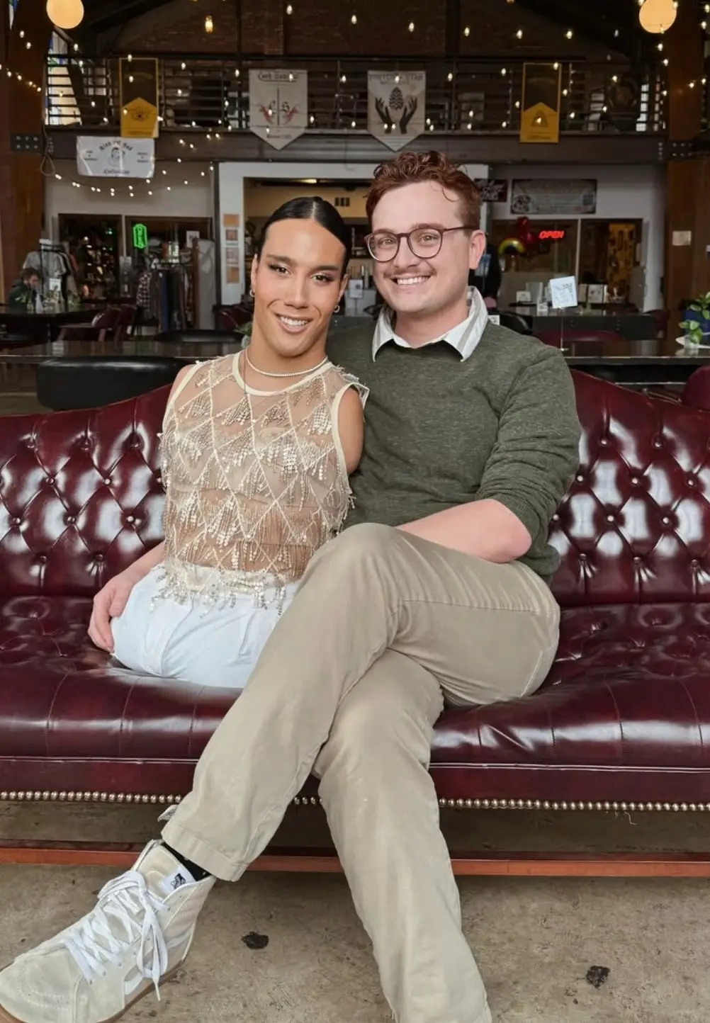 Briel pictured with her beloved other half, Adam (Instagram/@no_limbs_)