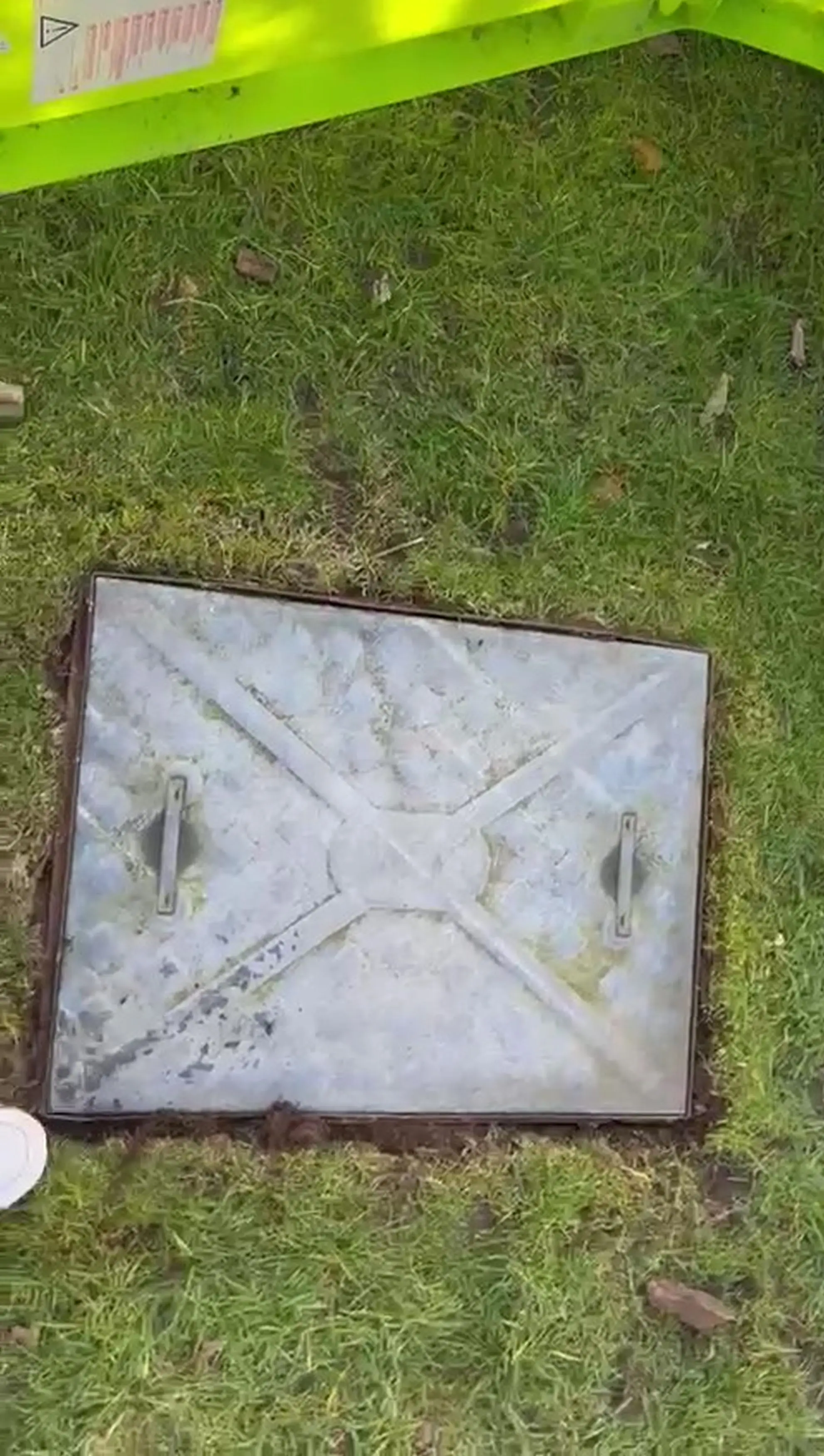 The manhole has since had a new cover fitted (Kennedy News and Media)