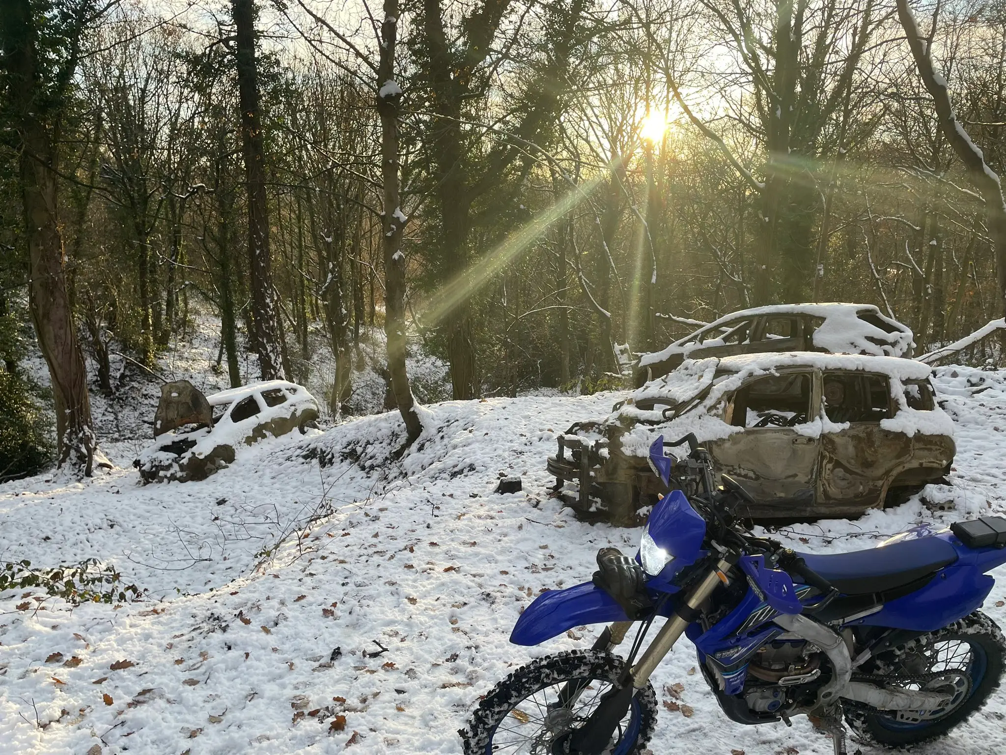 Officers in South Yorkshire came across a stolen car 'graveyard'.