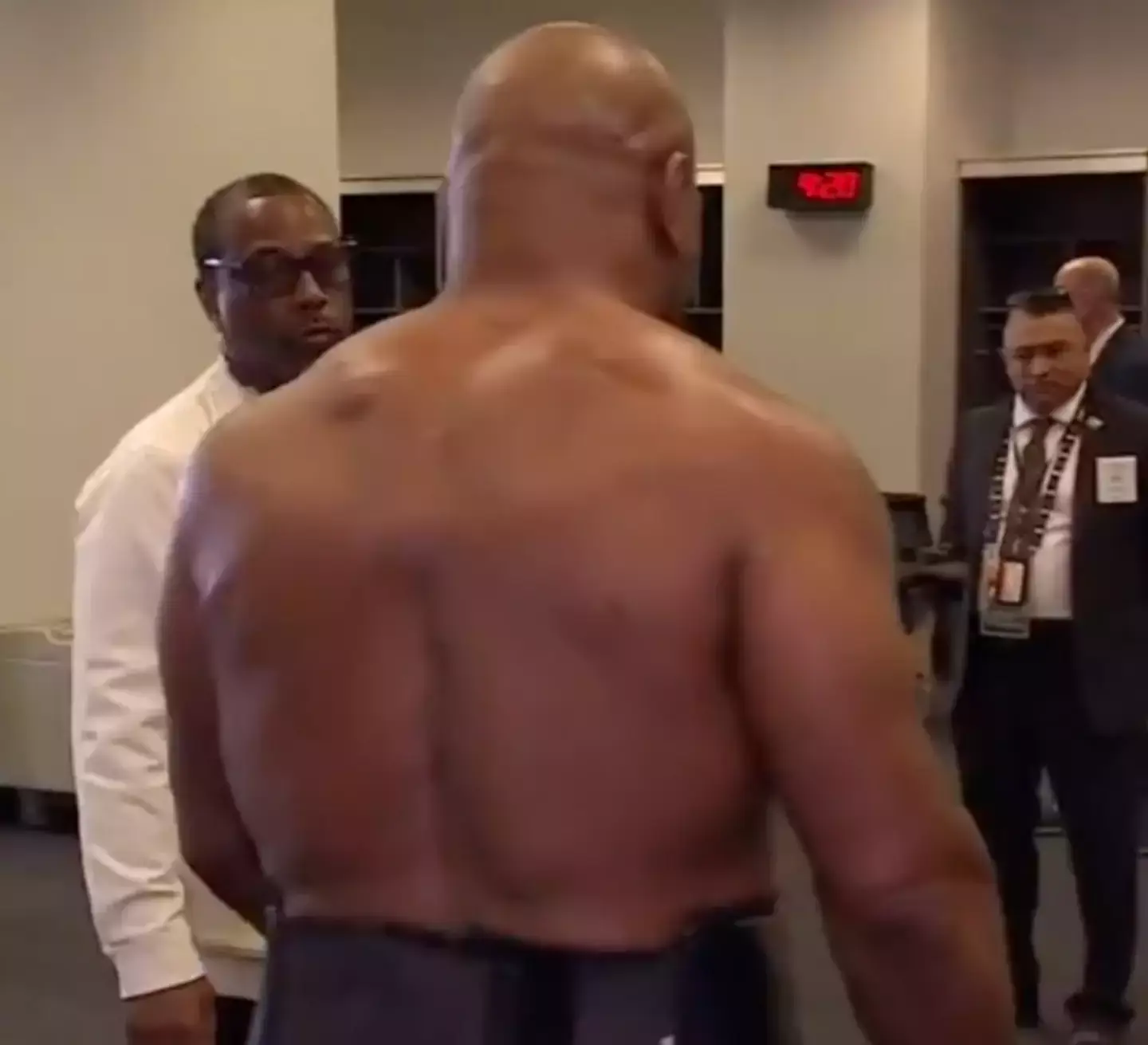 The boxing legend accidentally flashed Netflix viewers (Netflix)