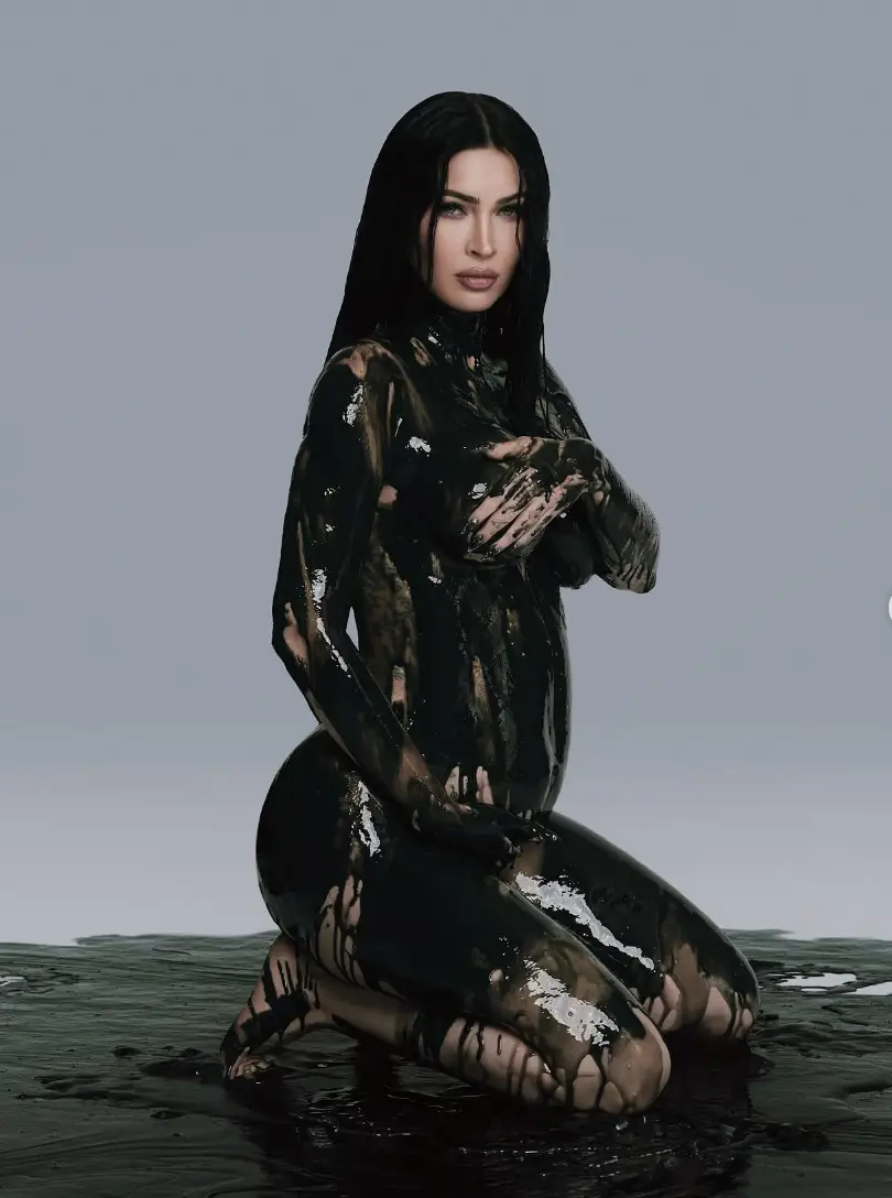 Fox announced her pregnancy with the rapper earlier this month (Instagram/meganfox)