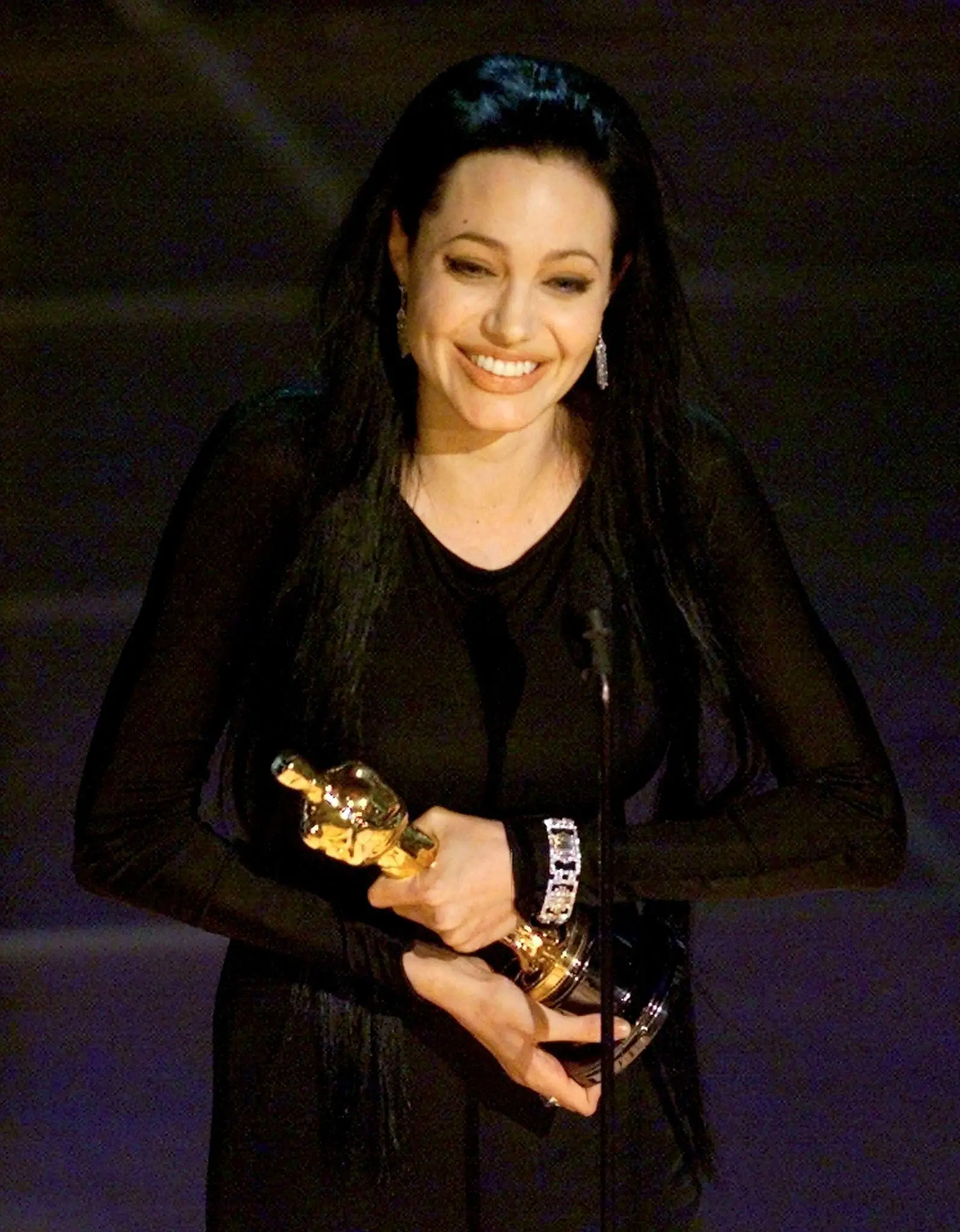 The infamous kiss occurred at the Oscars back in 2000.