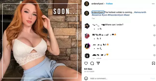 The streamer is joining forces with a Polish beer manufacturer.